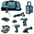 Produktbild: MAKITA DTW190 Schlagschrauber Combo Kit 18V - 11tlg. Akku Werkzeug Set NEU