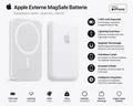 Produktbild: Apple Externe MagSafe Batterie 1.460 mAh  Anschlüsse Lightning  weiß  185 g