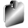 Produktbild: Wc Papierhalter mit Deckel Edelstahl verchromt, U-förmig, klappbar - Hewi