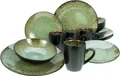 Produktbild: CreaTable Kombiservice Jawa (16-tlg), 4 Personen, Steinzeug, Reaktivglasur, jedes Stück ein Unikat