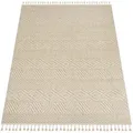 Produktbild: Paco Home Kurzflorteppich, Creme, Textil, Rechteckig, 80x150 cm, strapazierfähig, für Fußbodenheizung geeignet, Teppiche & Böden, Teppiche