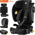 Produktbild: Daliya® JOYMAX i-Size Kindersitz, ISOFIX, Top Tether mit Warnmelder, für Kinder 76-150 cm, ab 15 Monaten, 9-36 kg, Autokindersitz, Autositz verstellbare Kopfstütze und Rückenlehne, 5-Punkt-Gurt, ECE R129/03, Schwarz