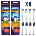 Produktbild: Oral-B TriZone Aufsteckbürsten 4/8/12 Stück - Weiß, für gründliche Zahnreinigung