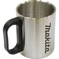 Produktbild: Makita Isolierbecher KF00000020, mit Griff, 240 ml, Edelstahl doppelwandig, silber