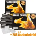 Produktbild: Grill Kamin Kohle Ofen Anzünder Anzündwürfel Kaminanzünder Kohleanzünder Würfel BBQ Grillanzünder Ofenanzünder Kohlenanzünder Anzündwolle Auswahl Flameup, Anzahl Packungen:6 Kartons = 288 Würfel (0.05/Würfel)