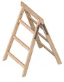 Produktbild: Layher 1045 Tapezierbock 3 Sprossen Bock Arbeitsbock Gerüstbock Holzleiter Holz