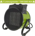 Produktbild: TroniTechnik® KH-503 Keramikheizer Heizlüfter Heizung 3.000 Watt, mit Tragegriff, PTC Keramik, stufenlose Thermosteuerung