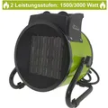 Produktbild: TroniTechnik® KH-503 Keramikheizer Heizlüfter Heizung 3.000 Watt, mit Tragegriff, PTC Keramik, stufenlose Thermosteuerung