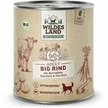 Produktbild: 6x800 g Wildes Land BIO Adult Rind mit Kartoffel & Karotte für Hunde
