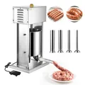 Produktbild: VEVOR Elektrische Wurstfüller Wurstfüllmaschine 10 L mit 4 Wurstfüllrohren