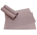 Produktbild: matches21 HOME & HOBBY Platzset Tischset ELEGANCE rosa altrosa 4er Tischunterlage als Tischdeko, (4-St), modernes Esstisch Platzdeckchen als abwaschbarer Tischuntersetzer