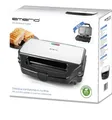 Produktbild: EMERIO ST-109562 Sandwich-Toaster Edelstahl, Schwarz