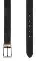 Produktbild: GUESS Leather Belt H35 W100 Gürtel Black / Dark Brown schwarz dunkelbraun Neu