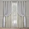 Produktbild: Exklusive Home Curtains Catarina Vorhänge, mehrlagig, massiver Verdunkelungsv...