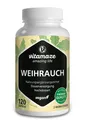 Produktbild: Weihrauch Kapseln hochdosiert & vegan, 900 mg Extrakt pro Tagesdosis, 85% Boswellia-Säure, 100% indischer Boswelia Serrata, 120 Kapseln für 2 Monate, Ohne Zusätze, Made in Germany