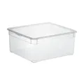 Produktbild: Rotho Aufbewahrungsbox  CLEAR ¦ transparent/klar ¦ Kunststoff ¦ Maße (cm): B: 33,5 H: 17