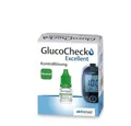 Produktbild: Blutzucker-Teststreifen GlucoCheck Excellent Kontrolllösung, 4ml Kontrolllösung niedrig, normal oder hoch, 1-tlg., Glucoselösung, Funktionskontrolle Diabetesgerät, Blutzuckerüberwachung