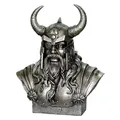 Produktbild: VO766-287 Büste Wikinger Odin höchster nordischer Gott Bronze