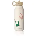 Produktbild: Liewood Kinder Wasserflasche, Trinkflasche Falk 350 Ml - Recycelter Edelstahl, Isoliert, Auslaufsicher, Farbe: Häschen / Sandfarben