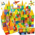 Produktbild: Olvy Magnetische Bausteine Montessori Spielzeug - 120 Magnetic Tiles Kinder - Magnetisches Konstruktionsspielzeug Ab 3 Jahre - Smart Playground Magnetbausteine, Magnetset Kinder (120 Magnetic Tiles)