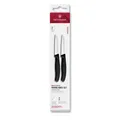 Produktbild: Victorinox Swiss Classic, Gemüsemesser Set, 2tlg,8cm,gerade/wellen,schwarz,box (8 cm) (6.7493.2)
