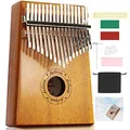 Produktbild: Kalimba 17 Schlüssel, Daumenklavier Kalimba Thumb Piano Finger Solide Kalimba Instrument mit Lernwerkzeuge