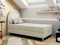 Produktbild: Kinderbett, Boxspringbett für Kinder, Einzelbett mit Matratze - NEST - 90x180cm - Beige - H3
