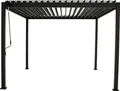 Produktbild: MIRADOR Pergola 88 Basic 3x3,6 Stahl & Aluminium Anthrazit verstellbares Lamellendach
