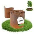 Produktbild: NovaTerra Nova Terra Rasenkante aus Cortenstahl in Rostoptik 10m x 14cm, 0,75 mm