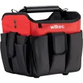 Produktbild: Wiltec - faltbare Werkzeugtasche 25 x 23 x 28 cm bis 25 kg, Werkzeug Tasche 23 Fächer, Arbeitstasche mit Schultergurt, Transporttasche wasserresistent