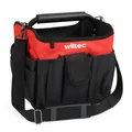 Produktbild: Wiltec Werkzeugtasche 25,5x23x28cm Arbeitstasche 23 Fächer Werkzeug Tasche Gurt