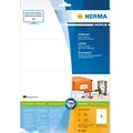 Produktbild: HERMA Universaletiketten 8645 Selbstklebend Weiß 10,5 x 7,4 cm 10 Blatt à 8 Etiketten