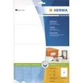 Produktbild: HERMA Premium - Permanent selbstklebende, matte laminierte Papieretiketten - weiß - 105 x 74 mm 80 Etikett(en) (10 Bogen x 8) (8645)