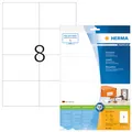 Produktbild: HERMA 8645 - PREMIUM Etiketten A4, 105 x 74 mm, weiß, permanent haftend