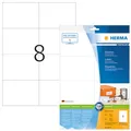 Produktbild: HERMA 8645 Etiketten Premium A4 105x74 mm weiß Papier matt 80 St.