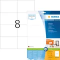 Produktbild: 2 bis 40x HERMA Universal-Etiketten PREMIUM, 105 x 74 mm, weiß SPARE BIS ZU 52%