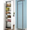 Produktbild: Hettich - Höhenverstellbarer Tragrahmen Dispensa 90°, B 262 Mm, H 1600 - 2000 Mm, Silber