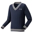 Produktbild: Yonex Sweater Pullover mit V-Ausschnitt indigoblau Jungen, Größe: J130
