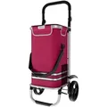 Produktbild: 24MOVE® Einkaufstrolley VEHLO 3in1 Trolley faltbarer Einkaufswagen mit Kühlfach, rot