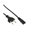 Produktbild: 0,3m InLine Netzkabel Zuleitung Power Cord Eurostecker Netzstecker auf Euro 8 C7