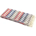Produktbild: Carenesse Hamamtuch Zickzack 90 x 175 cm Multicolor Hamam Handtuch 100% Baumwolle Pestemal/Fouta weich & zart I Leichtes Hamam Strandtuch kompakt