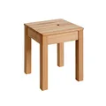Produktbild: Krok Wood Hocker Tomas aus Massivholz 35x35x45 cm (Buche, 1x mit Eingriff)