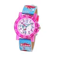 Produktbild: Scout Kinderuhr Serie The It-Collection Nixe silber,blau und pink Kunstlederband