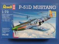Produktbild: Revell 04148 P-51D Mustang Flugzeug Plastik Set (Ohne Farben) 1/72 Maß T48 Post