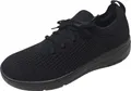 Produktbild: fitflop Super Q Knit Slipon Damen Sneaker in Schwarz, Größe 39