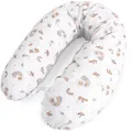 Produktbild: Amilian Stillkissen 170 cm XXL – Schwangerschaftskissen Seitenschläferkissen – Lagerungskissen für Schwangere – Body Pillow mit Bezug – Kissen für Stillzeit - Entchen