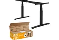Produktbild: boho office® Schreibtisch Basic Line (Tischgestell), elektrisch stufenlos höhenverstellbar in Schwarz inkl. Memory-Funktion