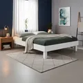 Produktbild: Hasena Trento 16 Rapallo Bettgestell Massivholzbett - Weiss deckend