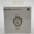 Produktbild: Smartwatch Huawei Watch GT4 41mm Edelstahl mit Lederarmband weiß