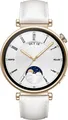 Produktbild: Huawei Watch GT 4 White Leather 41 mm Smartwatch weiß Bluetooth 1,32 Zoll Touch 
